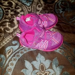 Pink & purple baby girl tennis